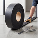 Dark Slate Gray Plain Expanded Neoprene/EPDM Sponge Strip – Non-Adhesive Closed-Cell Rubber – 10m Roll