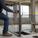 White Smoke Premium 12mm Square Bar Picket with Twist Design - 1000mm Single Basket for Durable Fencing Solutions