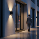 Dark Slate Gray Premium Architectural Conical Wall Lighting 12-24V DC Black with 300 lm Brightness and 50,000 Hour Lifespan