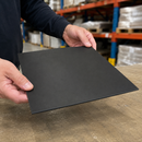 3mm Black Solid Rubber Sheet – Heavy Duty General Purpose NR/SBR Rubber Matting