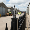 Black Premium Industrial Railhead 188mm x 50mm x 40mm for Robust Applications - High-Quality Professional Grade for Industrial and Commercial Applications