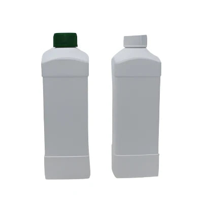 Dark Gray 1 Litre Plastic Rectangular OIL Bottle - Durable & Leak-Proof Design