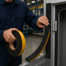 6mm Self-Adhesive EPDM Sponge Rubber Strip Roll –Closed Cell Waterproof Foam Seal