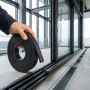 White Smoke 12mm Thick Solid SBR Rubber Strip Roll – Heavy Duty Black Rubber for Sealing, Gaskets, Cushioning & Industrial Applications (5m Length)