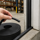 5mm Thick Solid SBR Rubber Strip – Black Heavy Duty Rubber Roll for Sealing, Gaskets & Cushioning (5m)