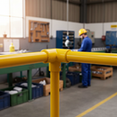 Dim Gray Premium Heavy Duty Handrail Fitting for 3-Way 90-Degree Joints with Pre-Drilled Holes and Complete Bolts