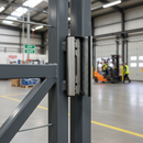 Gray Premium Industrial Stainless Steel Keep for Swing Gates with Quick-Fix Mounting and Adjustable Profiles
