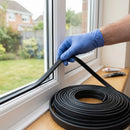 8mm Thick Solid SBR Rubber Strip Roll – Heavy-Duty Black Rubber for Sealing, Gaskets, Cushioning and Vibration Reduction