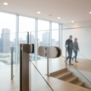 White Smoke Premium 316 Stainless Steel Glass Clamp 180° for 8mm & 10mm Glass - High-Performance Durable Design