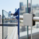 Lavender Premium Heavy Duty Square Glass Clamp for 42.4mm Tube - Compatible with 12.76 to 16.76mm Glass Thickness