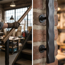 Black Premium Heavy Duty Hammered Edge Bar 30 x 8mm - 3m Length for Robust Applications