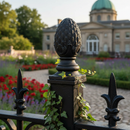 Black Premium Cast High Pineapple 215mm x 100mm - Durable and Versatile Construction Component