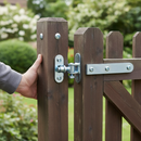 Dark Olive Green Premium Adjustable Gate Hinge M16 with Nut on Back Plate - Heavy Duty 115mm x 40mm Design for Maximum 300kg Weight Limit