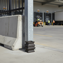 Dark Gray Premium Heavy Duty Box Section Collar for 60 x 60mm Square - 100mm High and Wide for Robust Support