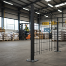 Dark Slate Gray Premium Hoop Top Panel Post 1100mm - Durable Construction for Secure Mounting of Self Colour Panels