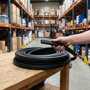 8mm Thick Solid SBR Rubber Strip Roll – Heavy-Duty Black Rubber for Sealing, Gaskets, Cushioning and Vibration Reduction
