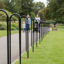 Dark Khaki Premium Heavy Duty 12mm Diameter Hoop Top 1200mm High with 100mm Gaps and 112mm Centres for Optimal Support