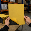 Goldenrod 3mm Black Self-Adhesive Solid Rubber Sheet – Heavy Duty Peel & Stick Rubber Matting