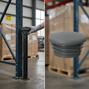 Dim Gray Premium Grey Plastic End Cap for 48mm Diameter Tube with Wall Thickness Compatibility