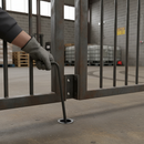 Dim Gray Premium 12mm Plain Drop Bolt - 500mm Length for High-Performance Security Solutions