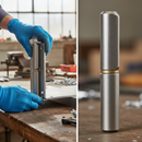 Dim Gray Premium Universal Hinge 80mm x 14mm - Heavy Duty Steel Construction with Brass Washer