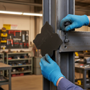 Dark Slate Gray Premium Back Plate 160mm x 160mm x 5mm - Heavy Duty Steel for Versatile Applications