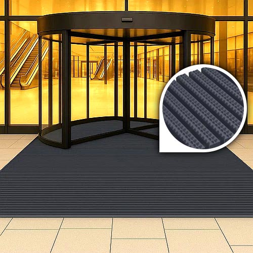 Light Goldenrod Commercial Dirt-Resistant Entry Floor Mat For High Traffic Entrances and Walkways