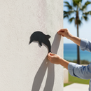 Light Gray Premium Dolphin Silhouette Decorative Piece - Approx 215 x 230mm for Home and Office Decor
