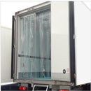 Light Gray Delivery Vehicle Strip Curtains (Hook-on)