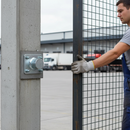 Dark Gray Premium Heavy Duty Rotating Gate Hinge with 60mm Diameter and 500kg Weight Limit for Secure Gate Operation