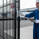 White Smoke Premium Anti-Climb Device for Enhanced Security with Serval Spring Hinge Integration