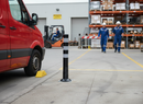 Gray Premium Heavy Duty Safety Bollard 800 mm - High Visibility, Durable Polyurethane Construction