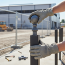 Antique White Premium Ball Top Railhead 95mm Height, 25mm Width, 12mm Base for Durable Fencing Solutions