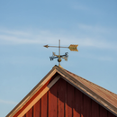 Light Steel Blue Premium Weather Vane Kit Parts with Front and Back Arrow for Accurate Directional Indicators