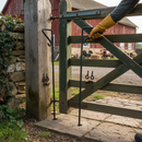 Dark Slate Gray Premium Heavy Duty Crook Top Drop Bolt Kit - 12mm Diameter, 500mm Length for Secure Locking Solutions