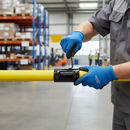 Dark Gray Premium Straight Joint Key Clamp for 42.4mm Tube - Heavy Duty Black Powder Coated Connector