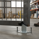 Dark Slate Gray Premium Galvanised Gate Stop for Secure Installation - 100mm x 80mm Bolt Down Limit Stop
