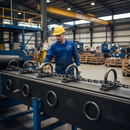 Black Premium 115mm Diameter Ring for 12mm Round Bar - Heavy Duty Construction for Industrial Applications