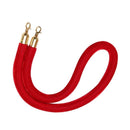 Firebrick Premium Queue Control Velvet Rope Barrier – Elegant Velvet Stanchion Rope System for Crowd Management