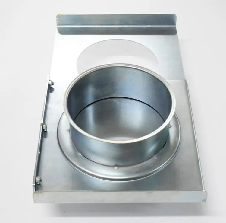 Light Gray Rolled Edge Sliding Blast Gate
