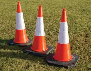 Sienna 750mm 2 Part Red Traffic Cone - Pallet