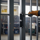 Dark Slate Gray Premium Adjustable Barrel Hinge for Welding - 120mm Length, 300kg Weight Capacity