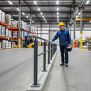 Dark Gray Premium Cold Rolled Handrail 56mm x 17mm - 2.5m Length for Durable Support - High-Quality Professional Grade for Industrial and Commercial Applicat...