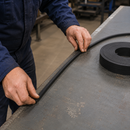 Solid SBR Rubber Strip Roll – Heavy Duty Flexible Rubber Strip for Sealing, Gaskets, Packing, Vibration Damping & Industrial Applications