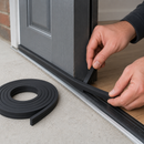 6mm Thick Solid SBR Rubber Strip Roll – Heavy-Duty Black Rubber for Sealing, Gaskets, Cushioning and Vibration Control