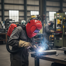 Dark Slate Gray Premium Powered Air Purifying Respirator Welding Helmet with Automatic Flow Control and Long Battery Life