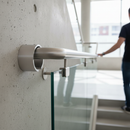 White Smoke Premium Aluminium Wall Holder for 42.4mm Slotted Tube with 1.5mm Wall Thickness - High-Quality Professional Grade for Industrial and Commercial App...