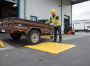 Dim Gray Heavy Duty Trailer Plate 1000 x 1000 x 20 mm - Durable UHMWPE Construction with Chamfered Edges and Pre-Drilled Holes