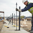 White Smoke Premium 12mm Diameter Bar with FluerDeLys Railhead, 1.5m Long for Heavy-Duty Applications