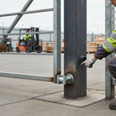 Dark Gray Premium Weld In Gate Block for 40mm Box with 30mm Diameter Pin - Heavy Duty Design with 300kg Weight Capacity